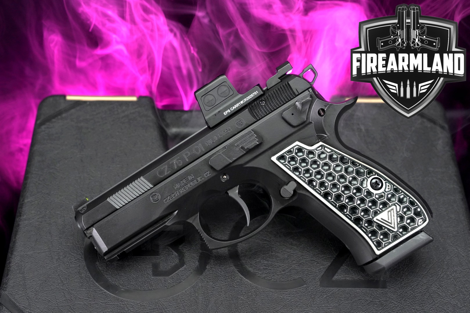Cajun Gun Works (CGW) CZ 75 P-01 Pro-Pack 9mm Luger Black in Excellent Condition Thumbnail
