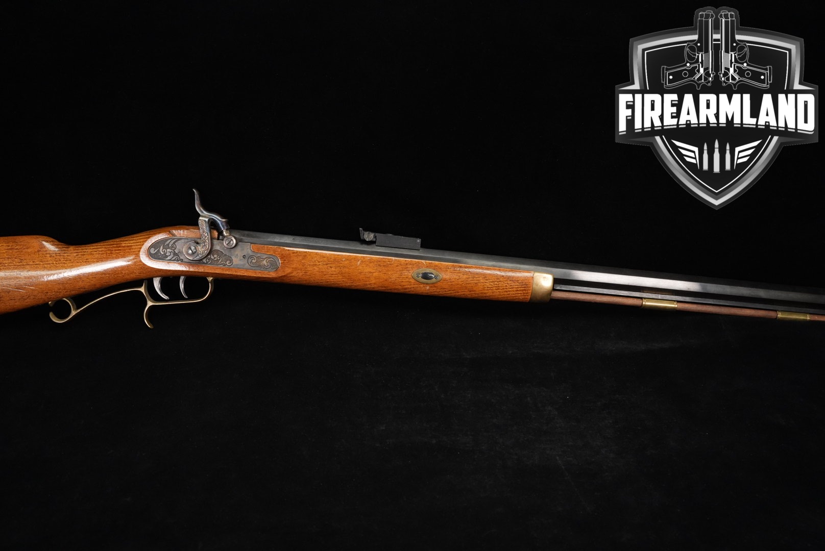 CVA Hawken Rifle Percussion 50 BPM 28" Varnished Hardwood OCTAGON-img-0