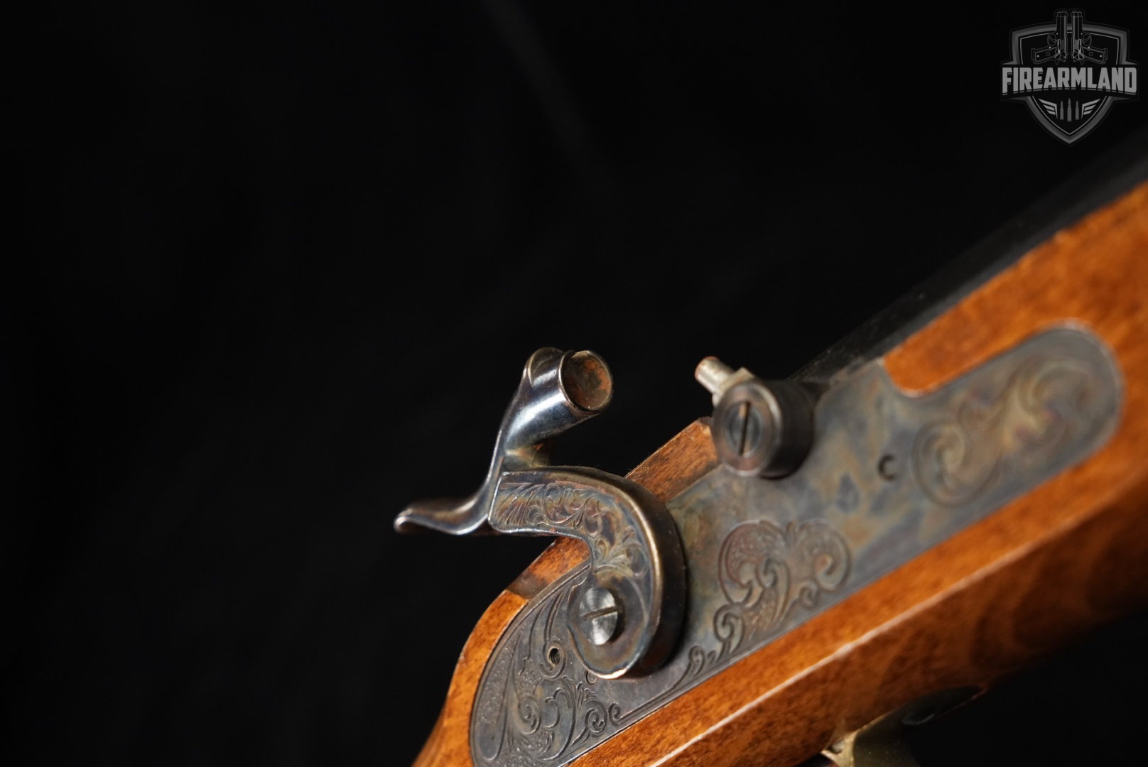 CVA Hawken Rifle Percussion 50 BPM 28" Varnished Hardwood OCTAGON-img-17