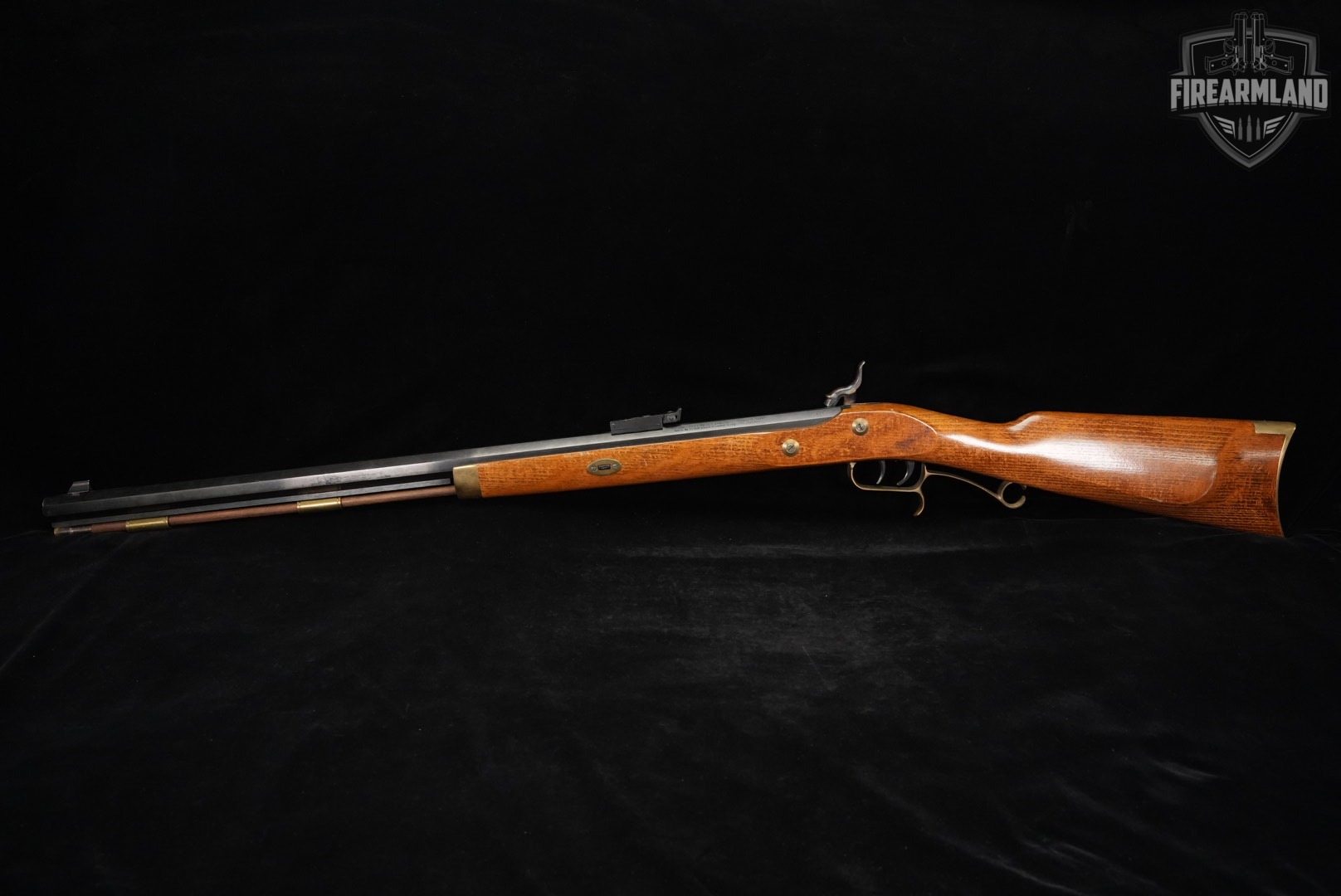 CVA Hawken Rifle Percussion 50 BPM 28" Varnished Hardwood OCTAGON-img-2
