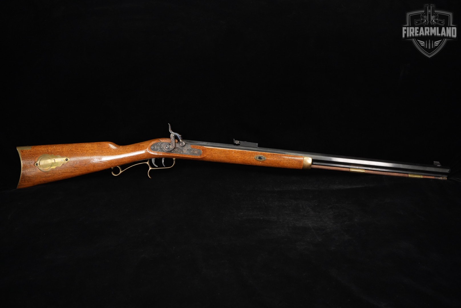 CVA Hawken Rifle Percussion 50 BPM 28" Varnished Hardwood OCTAGON-img-3