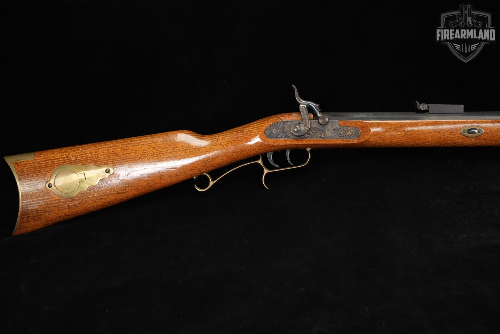 CVA Hawken Rifle Percussion 50 BPM 28" Varnished Hardwood OCTAGON-img-5