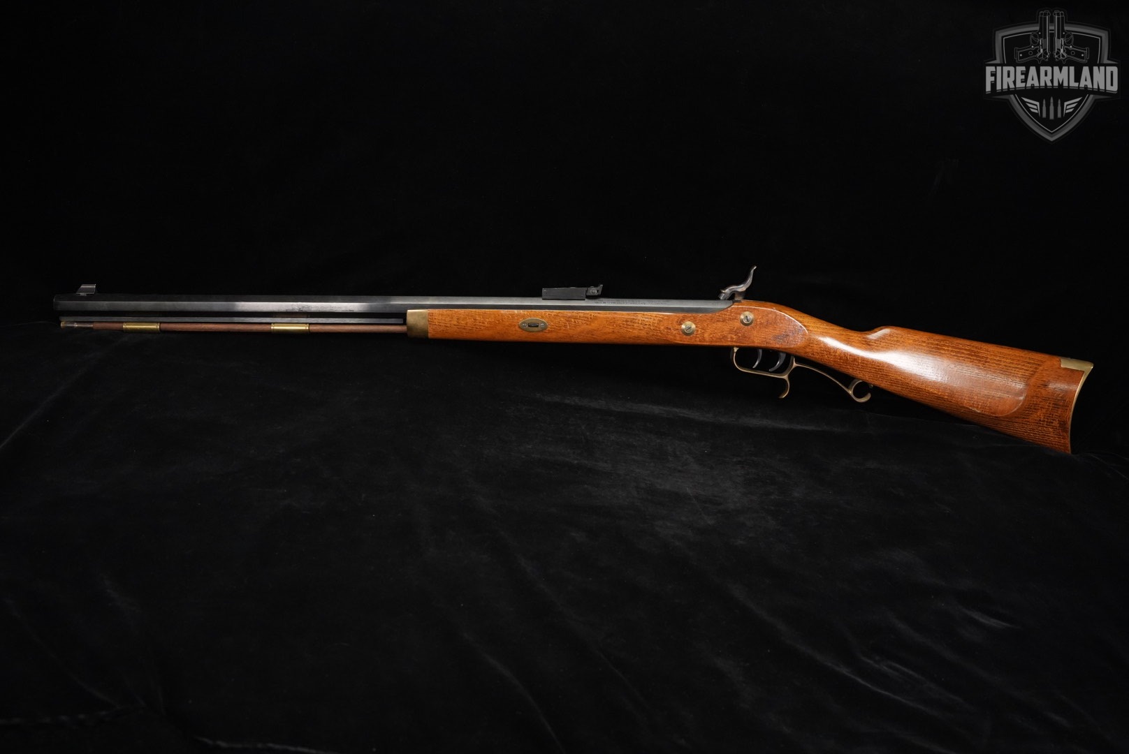 CVA Hawken Rifle Percussion 50 BPM 28" Varnished Hardwood OCTAGON-img-7