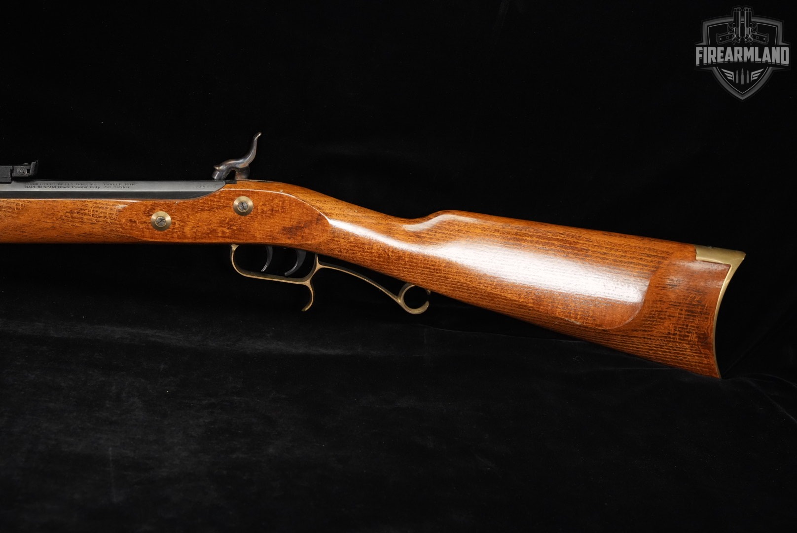 CVA Hawken Rifle Percussion 50 BPM 28" Varnished Hardwood OCTAGON-img-9