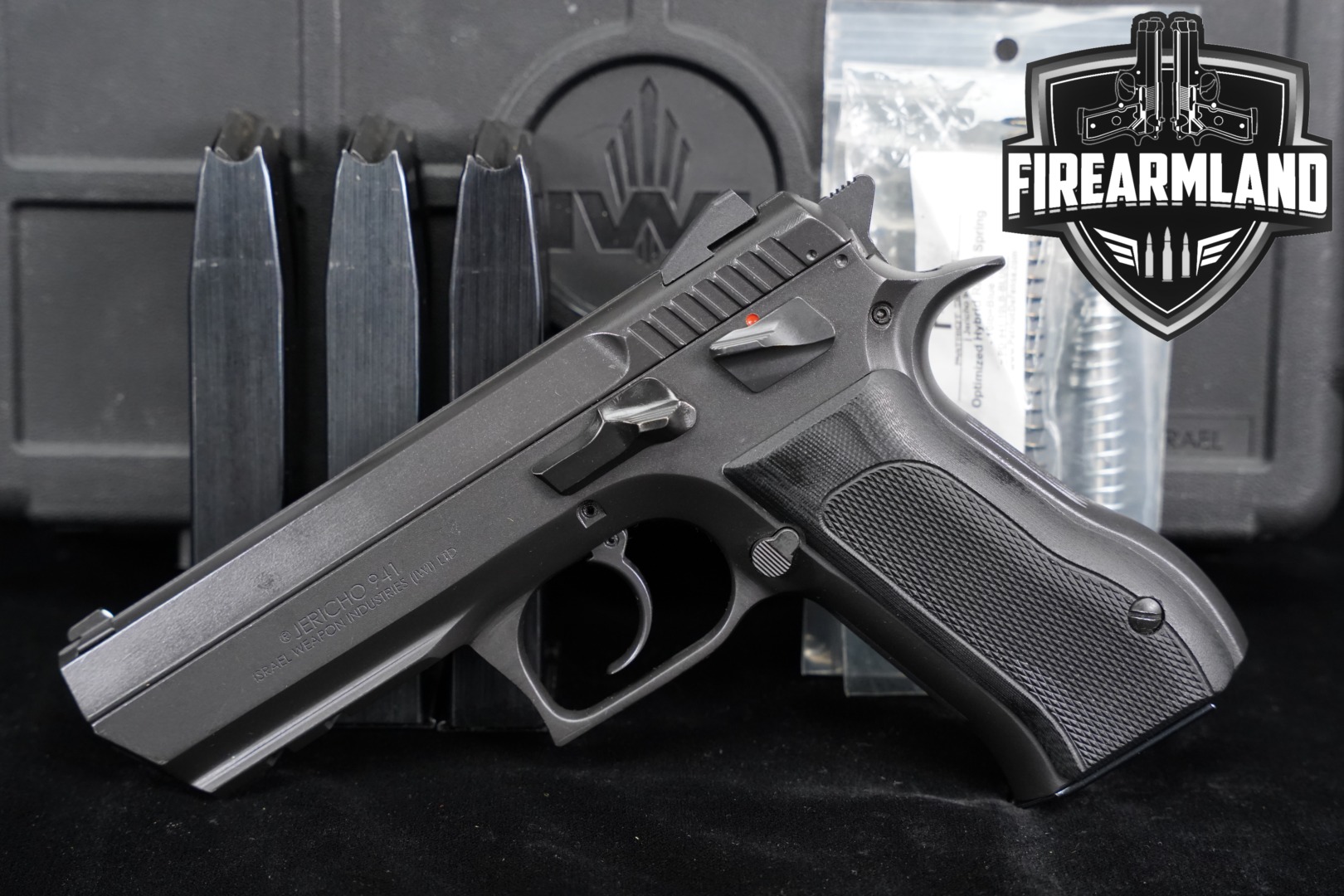 Israel Weapon Industries (IWI) Jericho 941 F9 9mm Luger Blued in Excellent Condition Thumbnail