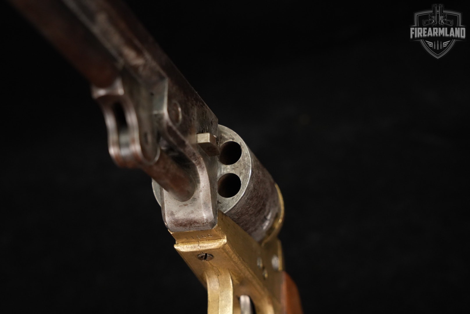 CVA 1851 Navy 36 Black Powder 7.5" Brass OCTAGON ITALY-img-11
