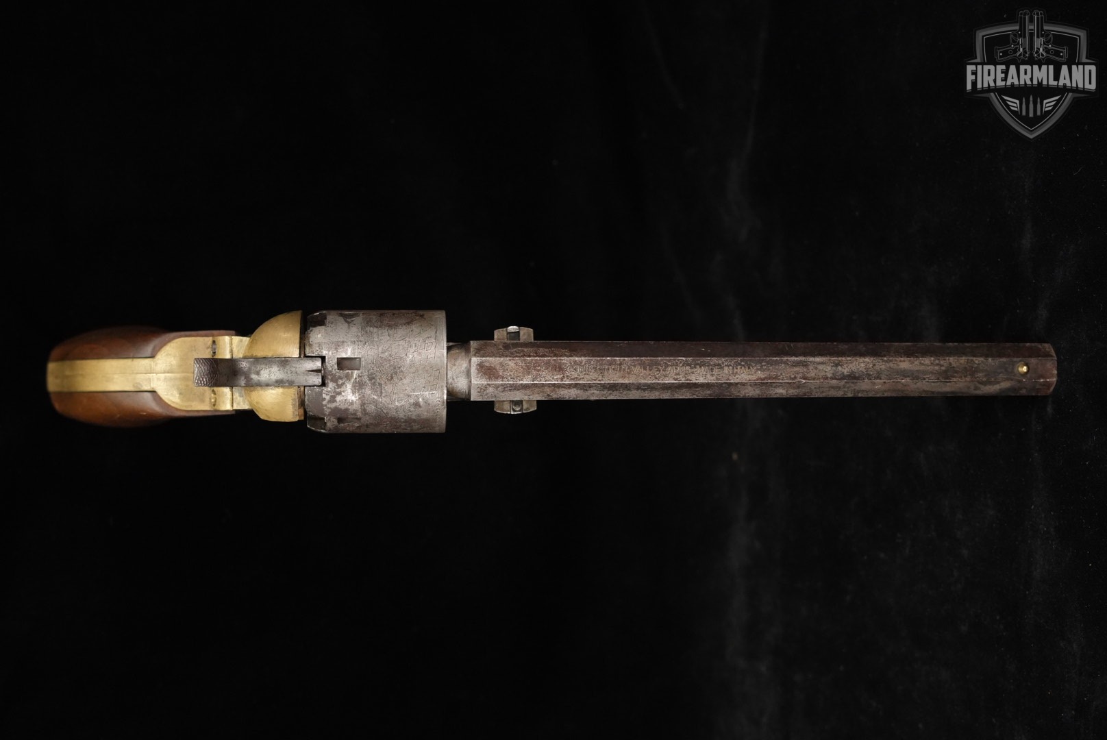 CVA 1851 Navy 36 Black Powder 7.5" Brass OCTAGON ITALY-img-5