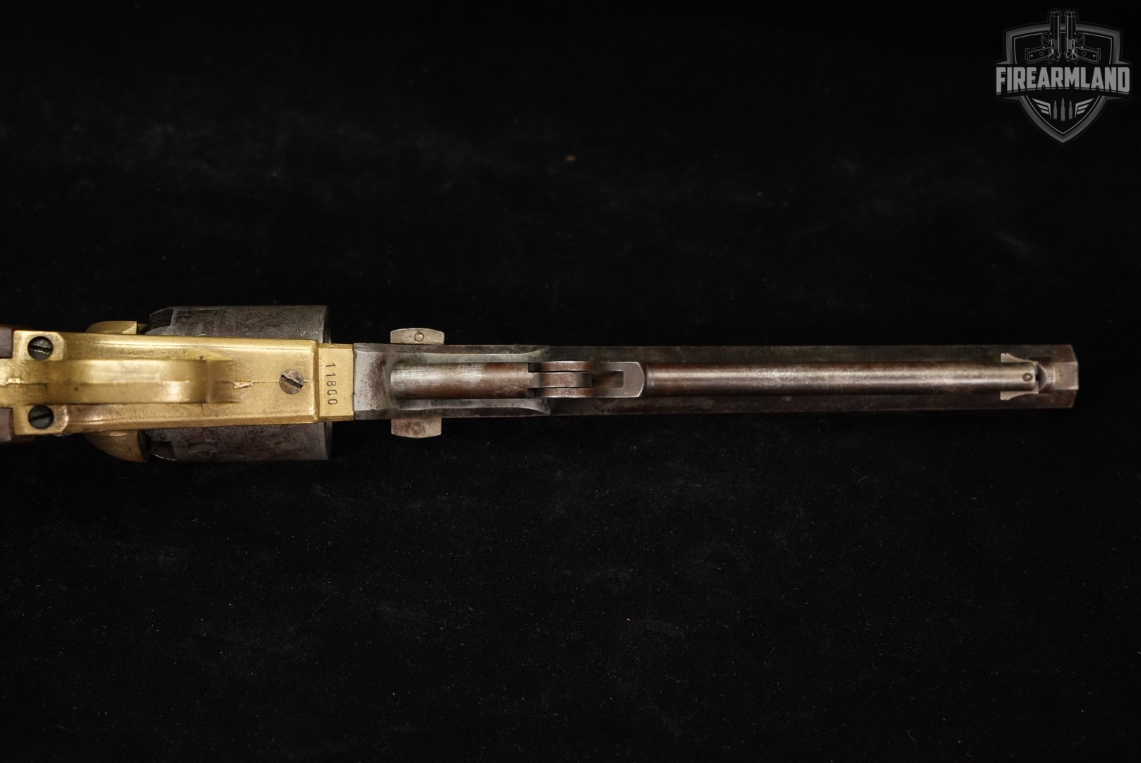 CVA 1851 Navy 36 Black Powder 7.5" Brass OCTAGON ITALY-img-6