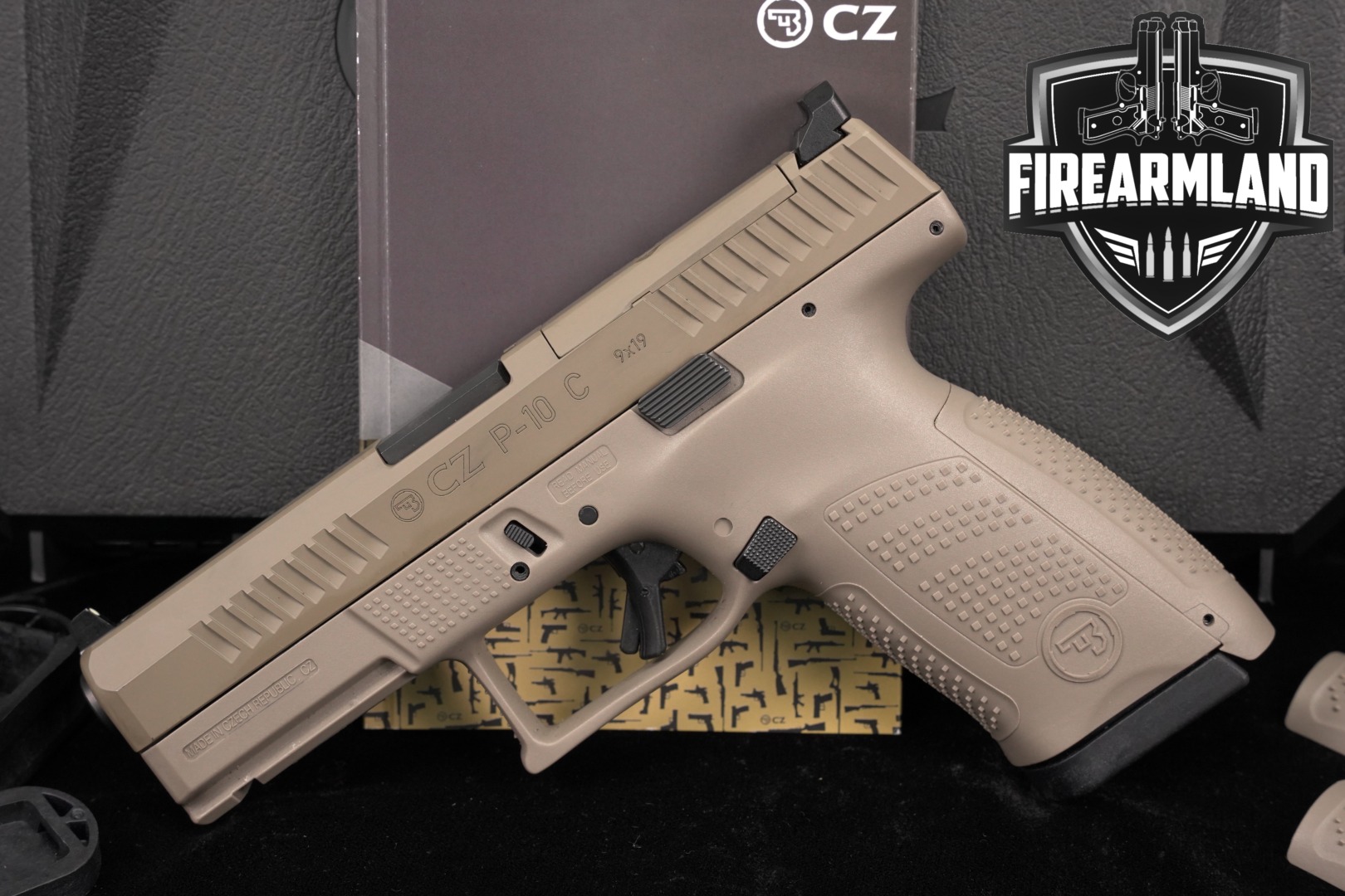 CZ P-10 C Optics-Ready (OR) 9mm Luger FDE in Excellent Condition Thumbnail