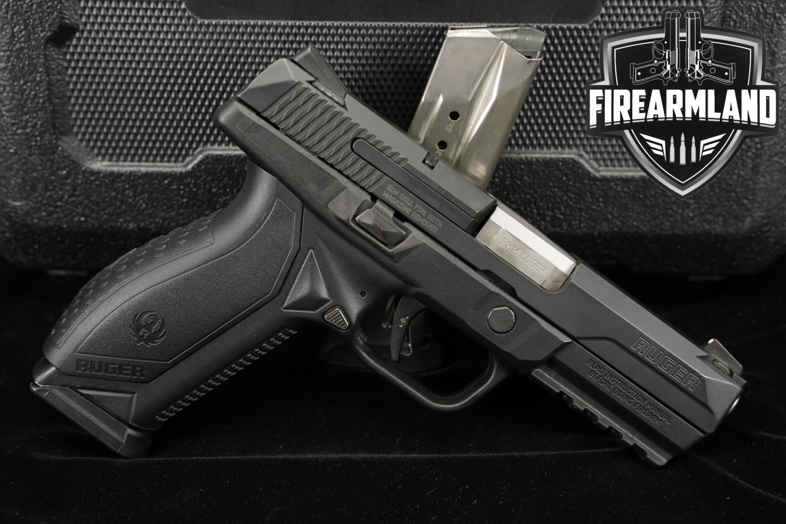 Ruger AMERICAN PISTOL Pro 9mm 4.2 +2 MAGS & ORIG CASE-img-0