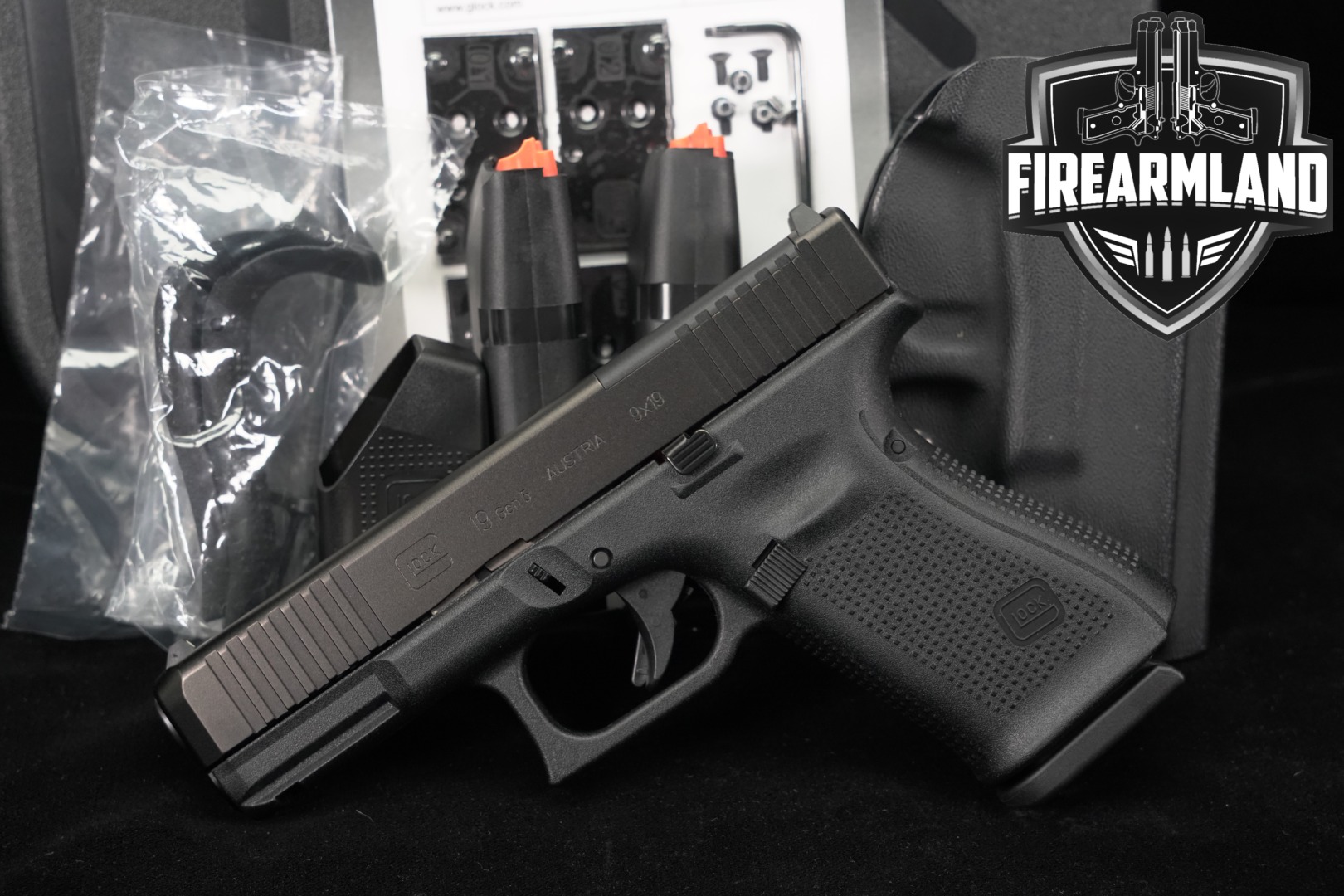 Glock G19 Gen5 MOS 9mm Luger Black in Excellent Condition Thumbnail