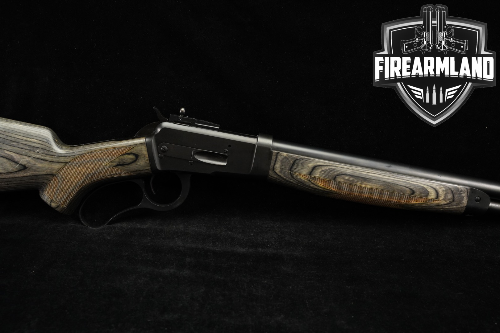 Big Horn Armory Model 89 SpikeDriver Carbine 500 S&W Magnum Black & Grey Laminate in Very Good Condition Thumbnail