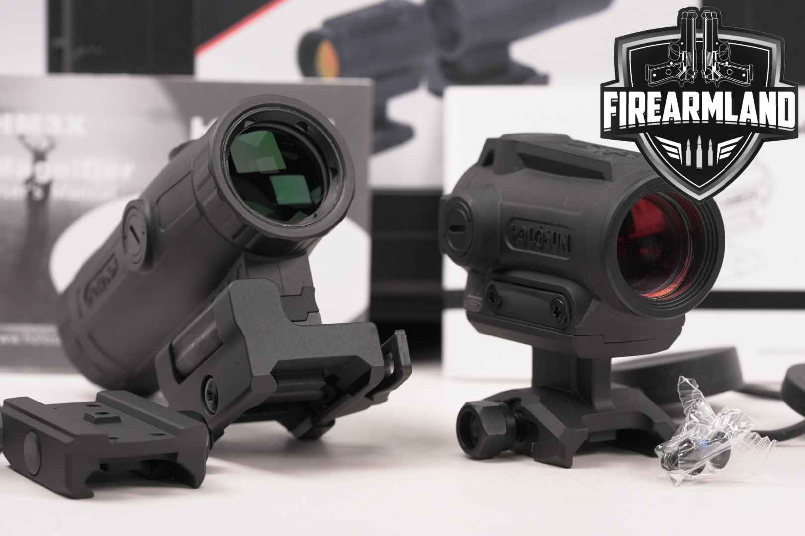 Holosun ARO-RD2 & HM3X Red Dot/Magnifier Combo in Very Good Condition Thumbnail