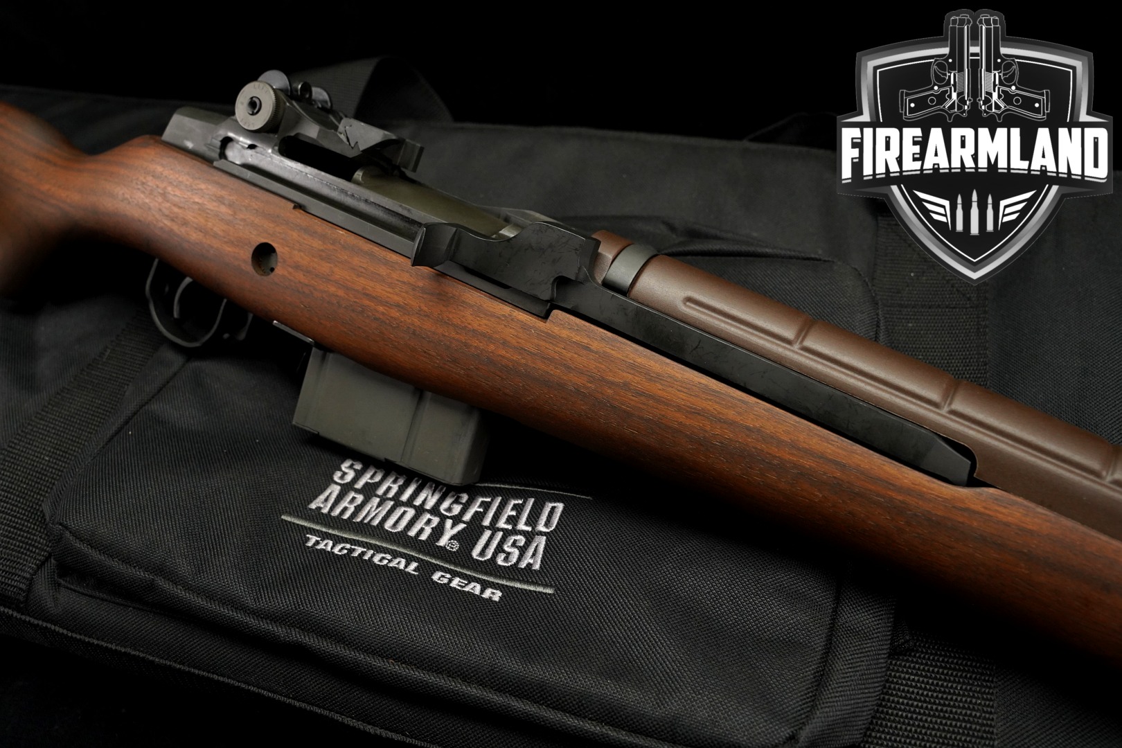 Springfield Armory M1A Standard Issue .308 Win. Gray-Green Phosphate & Walnut in Excellent Condition Thumbnail