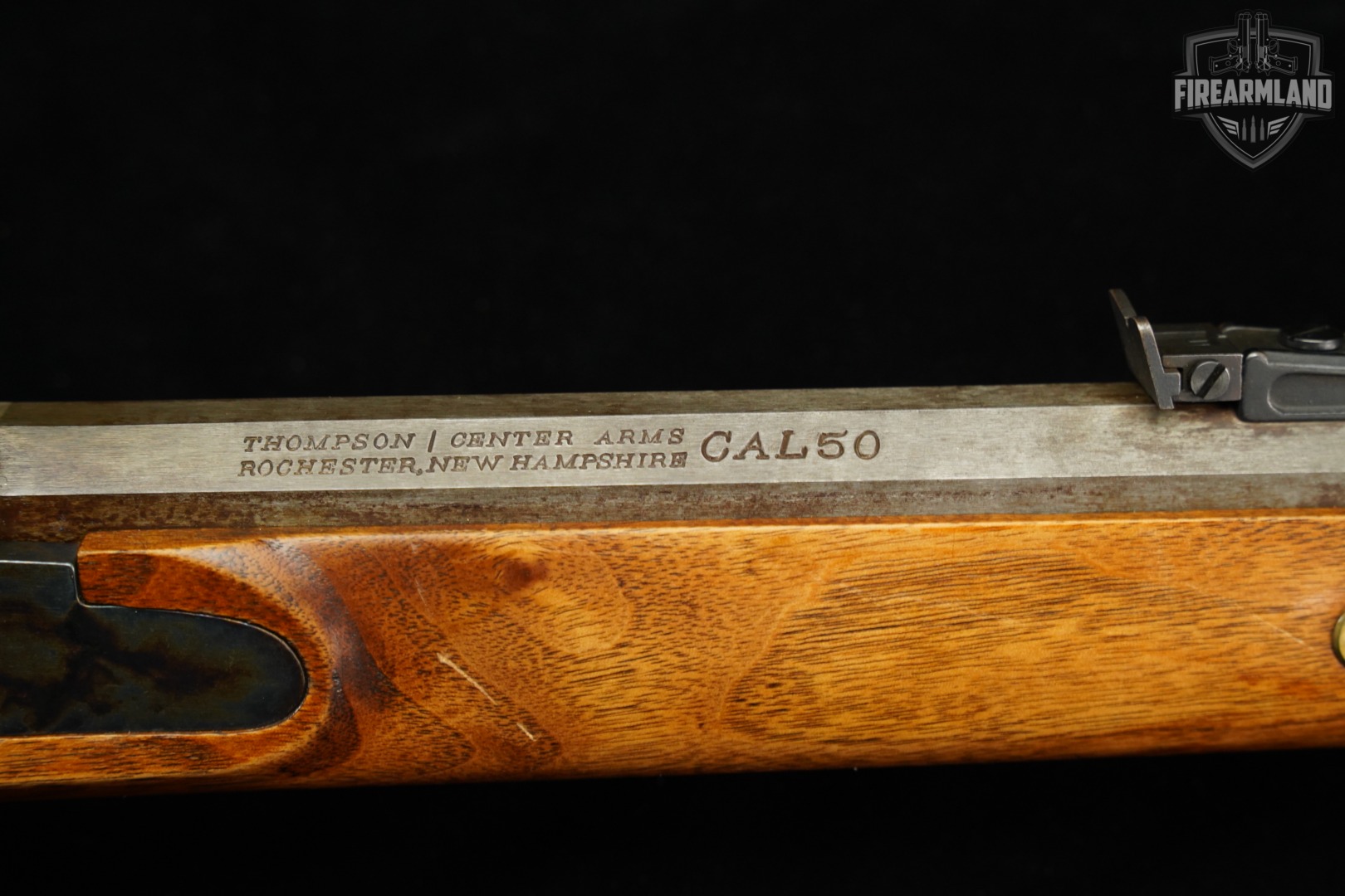Thompson Center T/C Hawken Percussion 50 BPM 28" Blued & Walnut TC OCTAGON-img-19