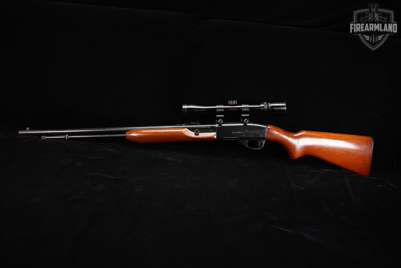 Remington Speedmaster Model 552 22 S/L/LR 24" Blued M552 +SIMMONS SCOPE-img-6
