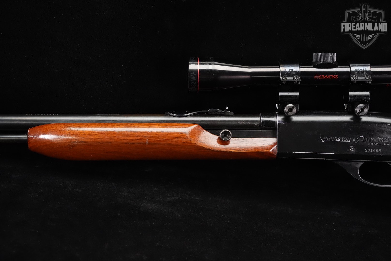 Remington Speedmaster Model 552 22 S/L/LR 24" Blued M552 +SIMMONS SCOPE-img-8