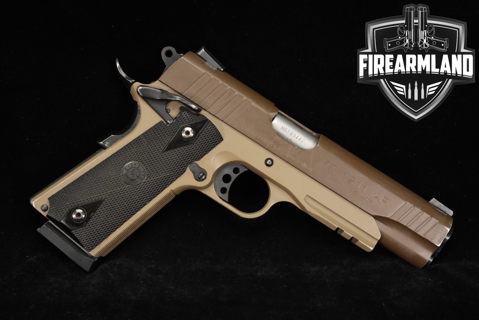 Taurus PT 1911 AR 45 ACP 5" FDE PT1911-img-0