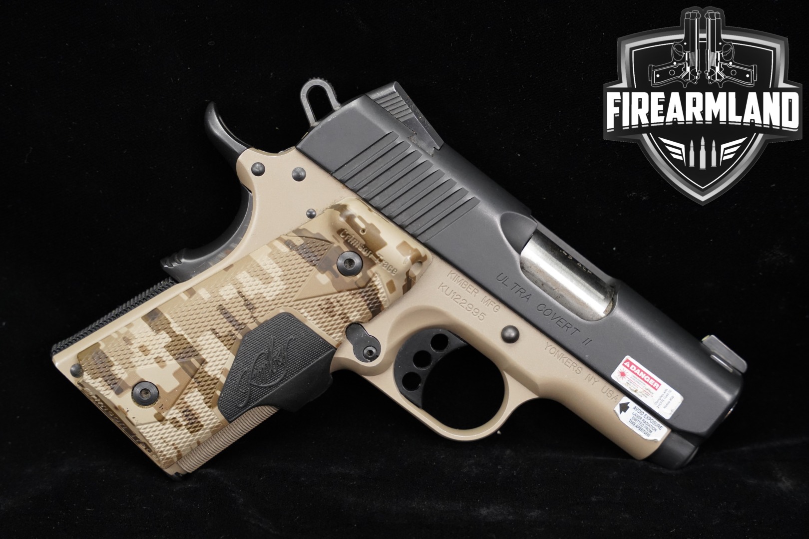Kimber Ultra Covert II Custom Shop .45 ACP Two-Tone FDE in Good Condition Thumbnail