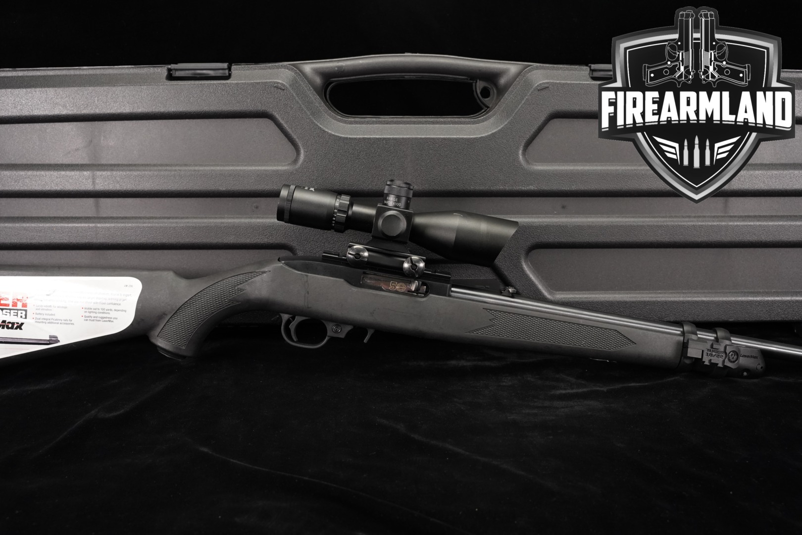 2014 Sturm Ruger 10/22 Carbine Fifty Years 1964–2014 .22 LR Silver & Synthetic in Very Good Condition Thumbnail