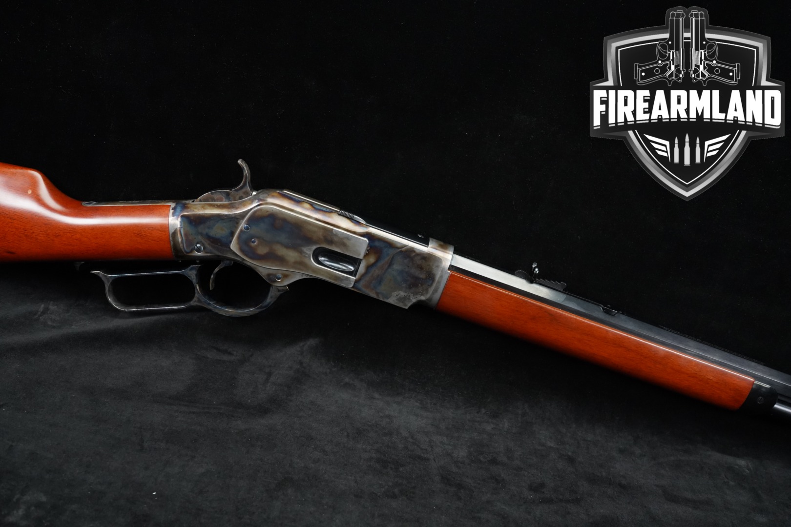 Cimarron Firearms Model 1873 Sporting Rifle .45 Colt Color Case-Hardened & Walnut in Very Good Condition Thumbnail