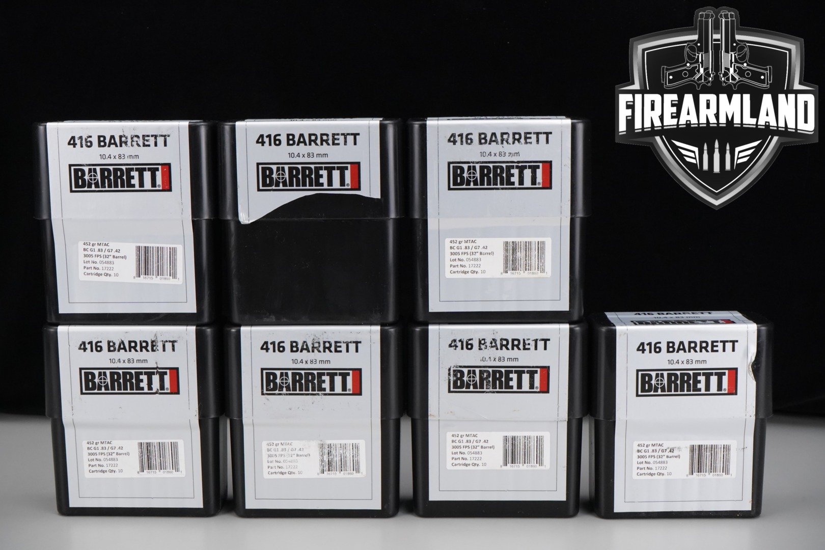 Barrett .416 Barrett Ammo .416 Barrett in New - Old Stock Condition Thumbnail