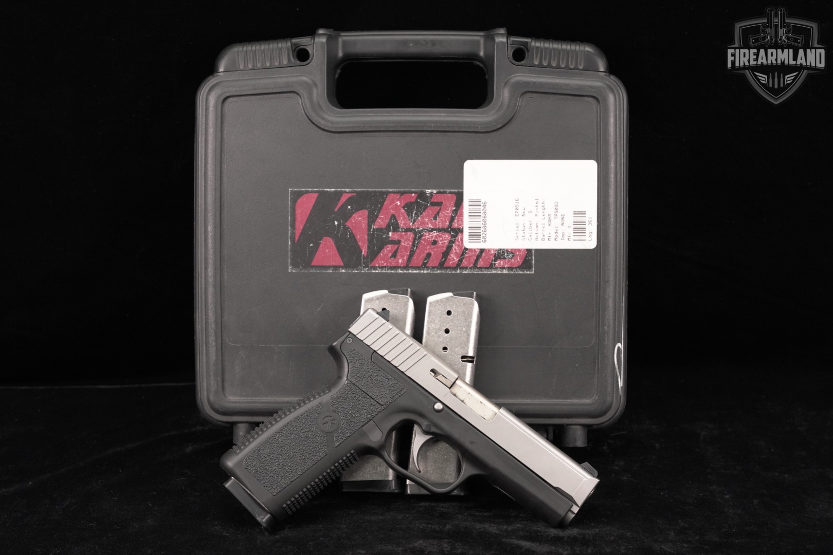 Kahr Arms TP9 9mm 4" Two-Tone Stainless TP-9 +3 MAGS & ORIG CASE-img-2