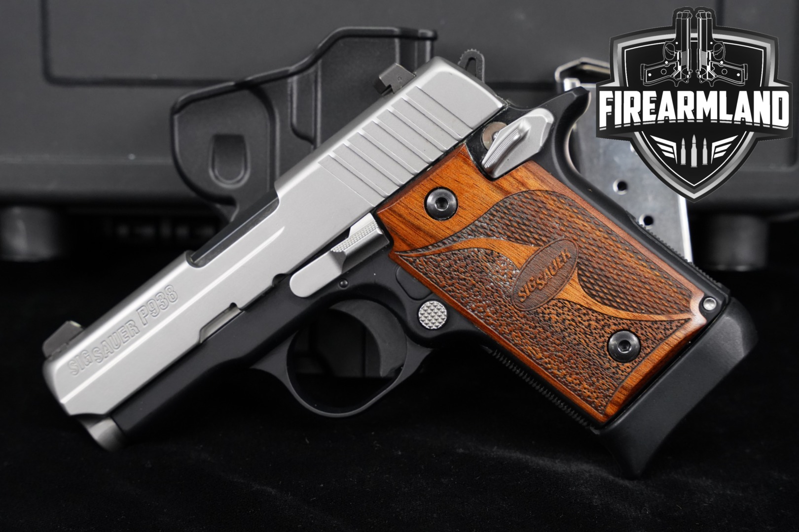 Sig Sauer P938 SAS 9mm Luger Two-Tone Stainless in Excellent Condition Thumbnail