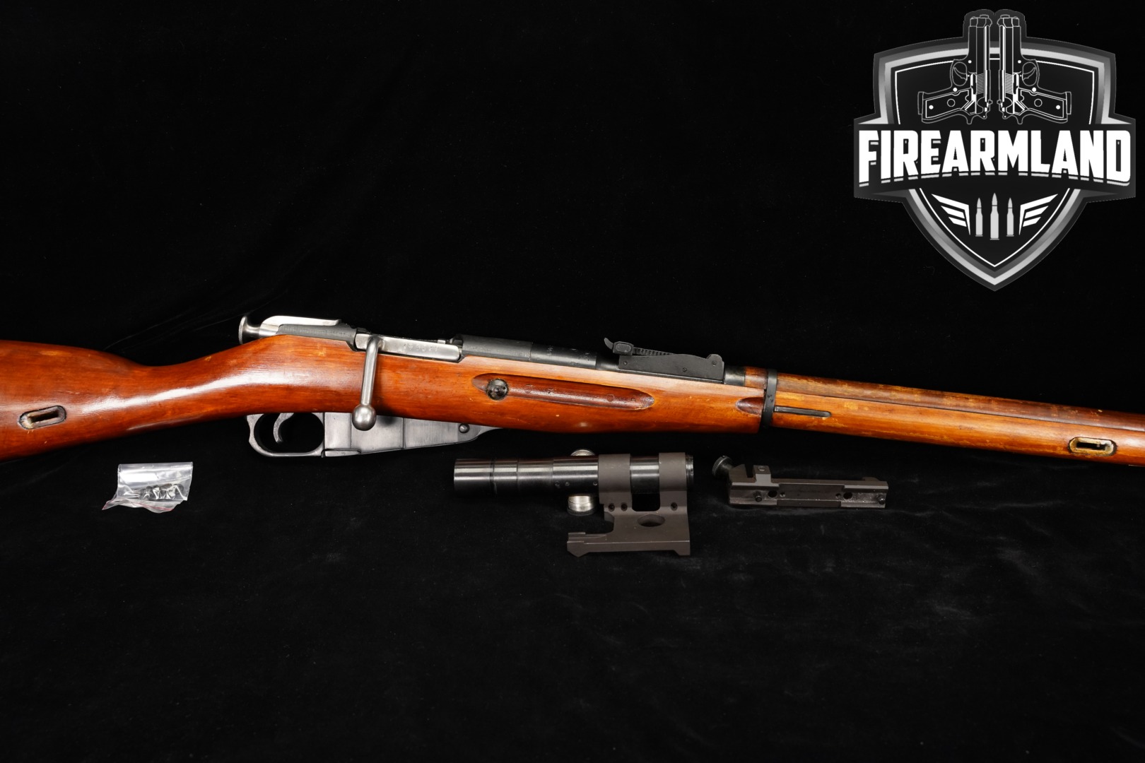 1943 Izhevsk Arsenal Mosin-Nagant Model 91/30 7.62x54R Hardwood in Good Condition Thumbnail