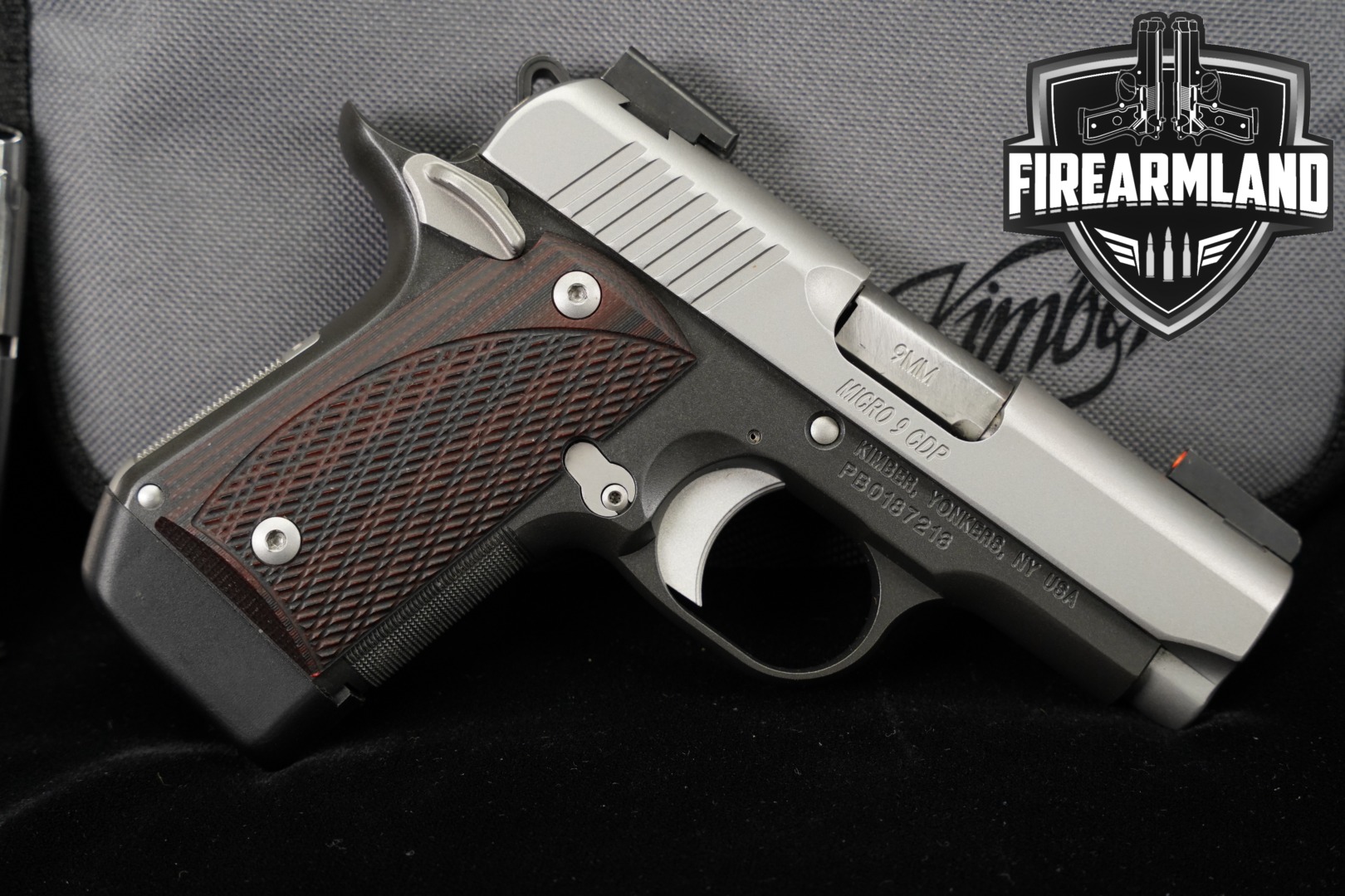Kimber Micro 9 CDP, Custom Shop 9mm Luger Two-Tone Stainless in Excellent Condition Thumbnail