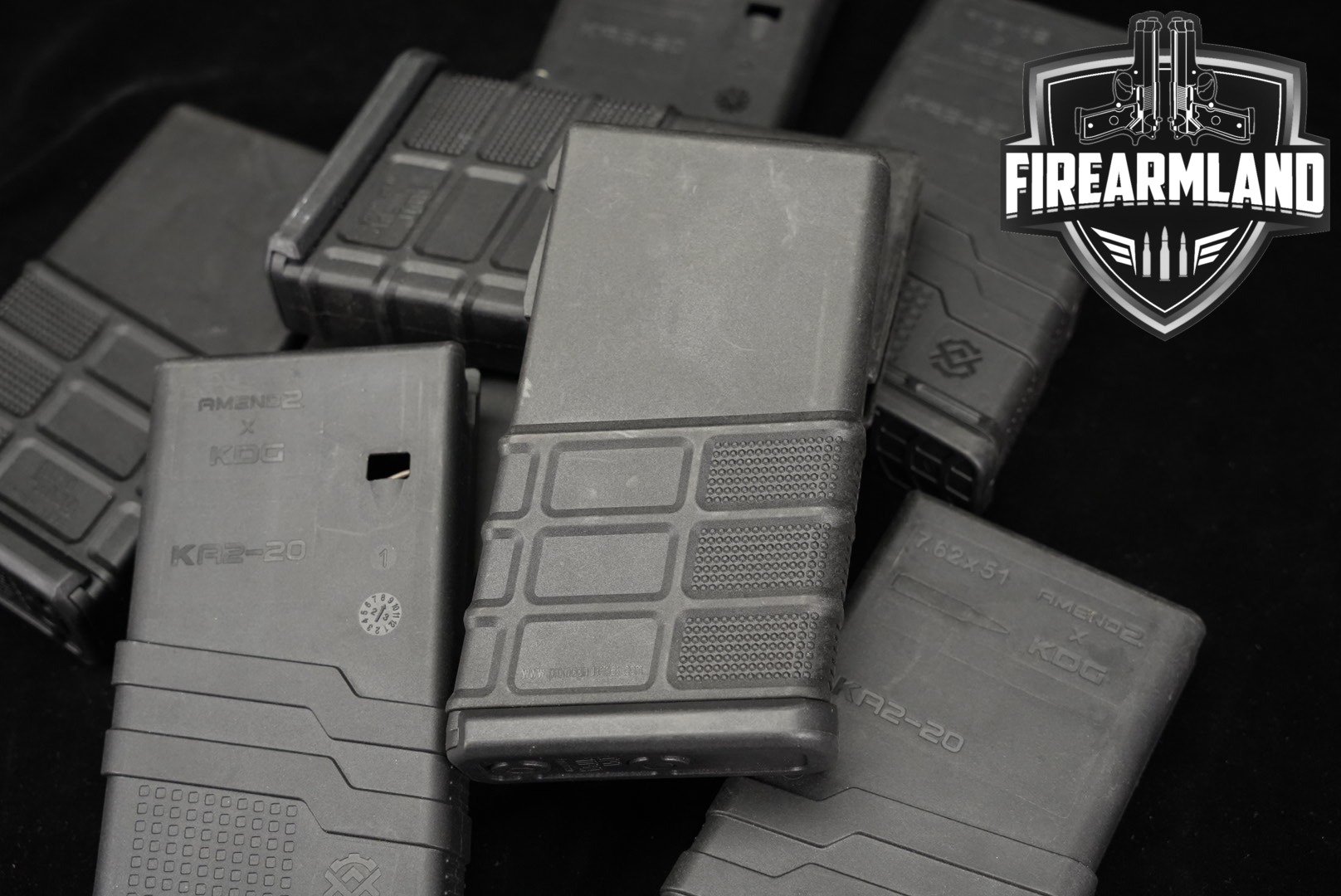 Multiple Manufacturers EIGHT (8) SCAR 17 20 Round Magazines 7.62mm NATO (7.62x51) in Very Good Condition Thumbnail
