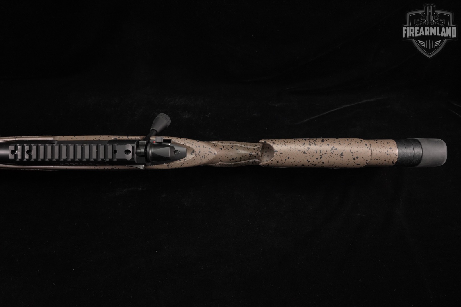 Bergara B-14 HMR 300 Win Magnum Black & Tan Splatter B14 THREADED +ORIG BOX-img-10