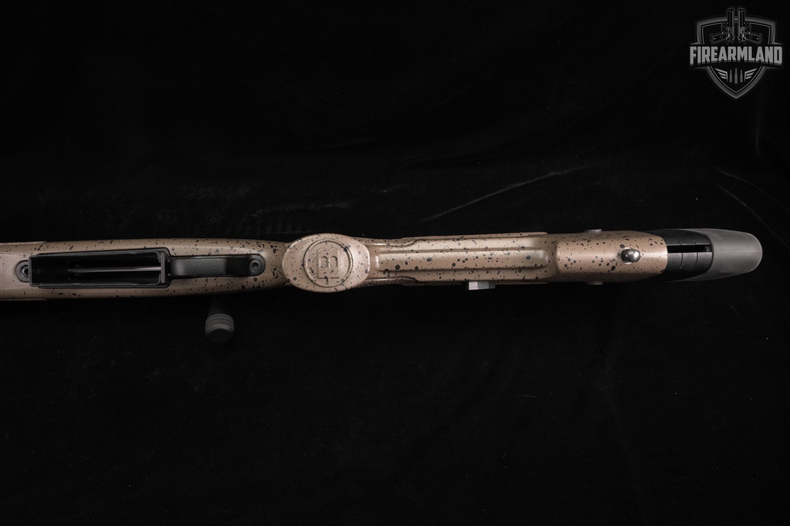 Bergara B-14 HMR 300 Win Magnum Black & Tan Splatter B14 THREADED +ORIG BOX-img-12