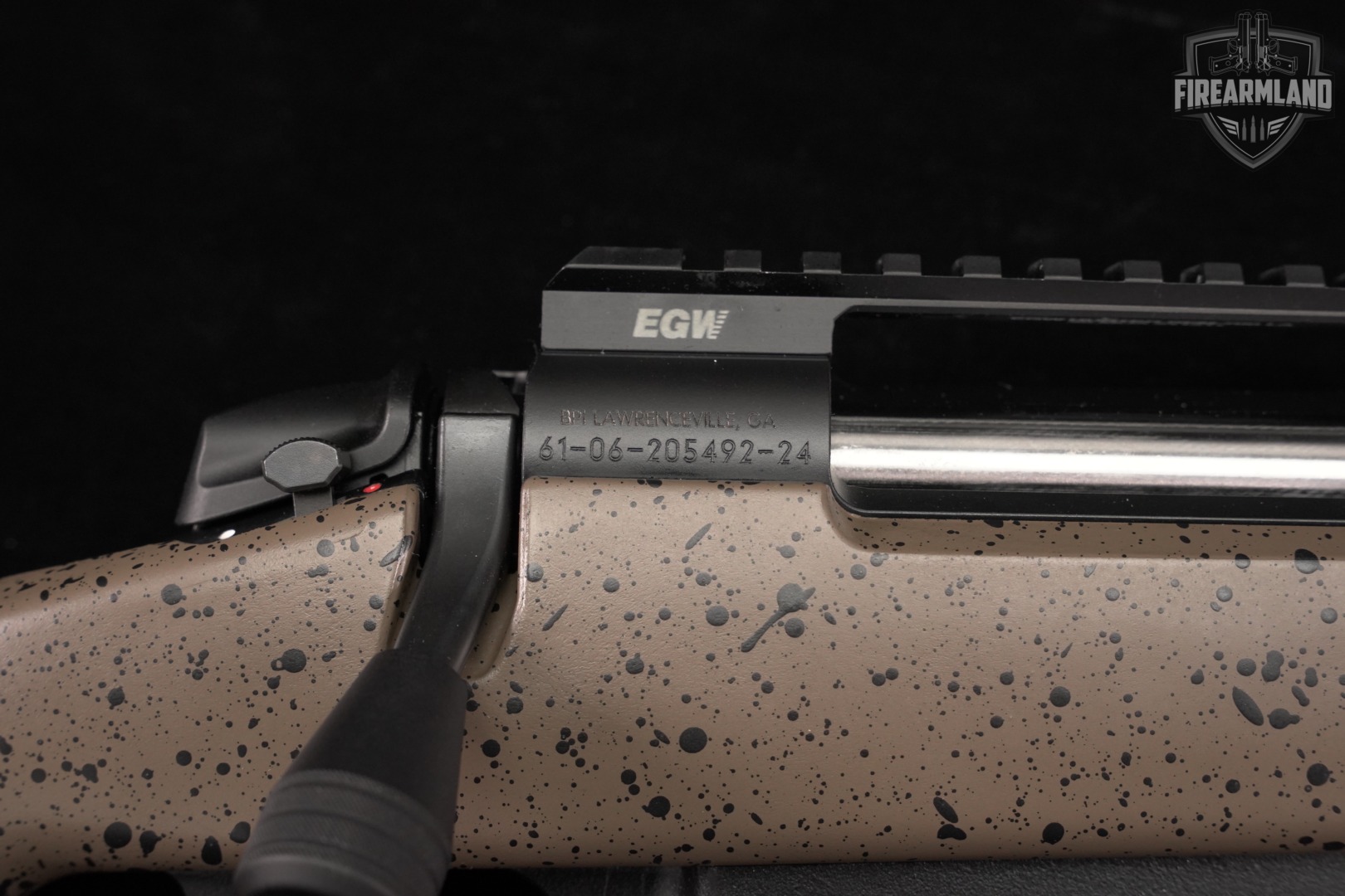 Bergara B-14 HMR 300 Win Magnum Black & Tan Splatter B14 THREADED +ORIG BOX-img-17