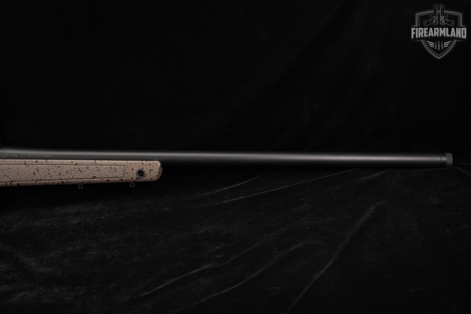 Bergara B-14 HMR 300 Win Magnum Black & Tan Splatter B14 THREADED +ORIG BOX-img-5