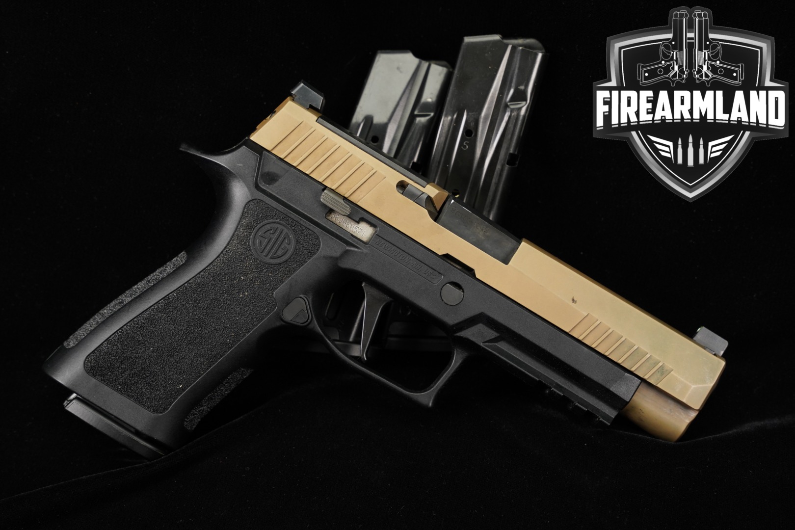 Sig Sauer P320 X-VTAC, X-Series, Full-Size 9mm Luger Two-Tone FDE in Good Condition Thumbnail