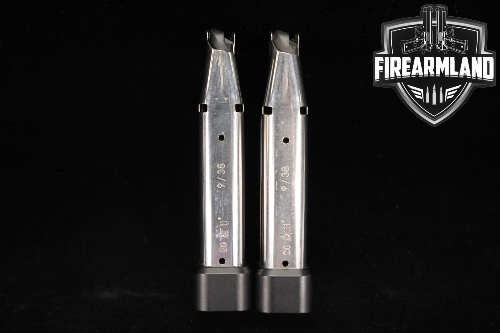 Staccato (STI) TWO (2) 2011 G3 20-Round Extended Magazines 9mm/38 Super 9mm Luger / .38 Super in Very Good Condition Thumbnail