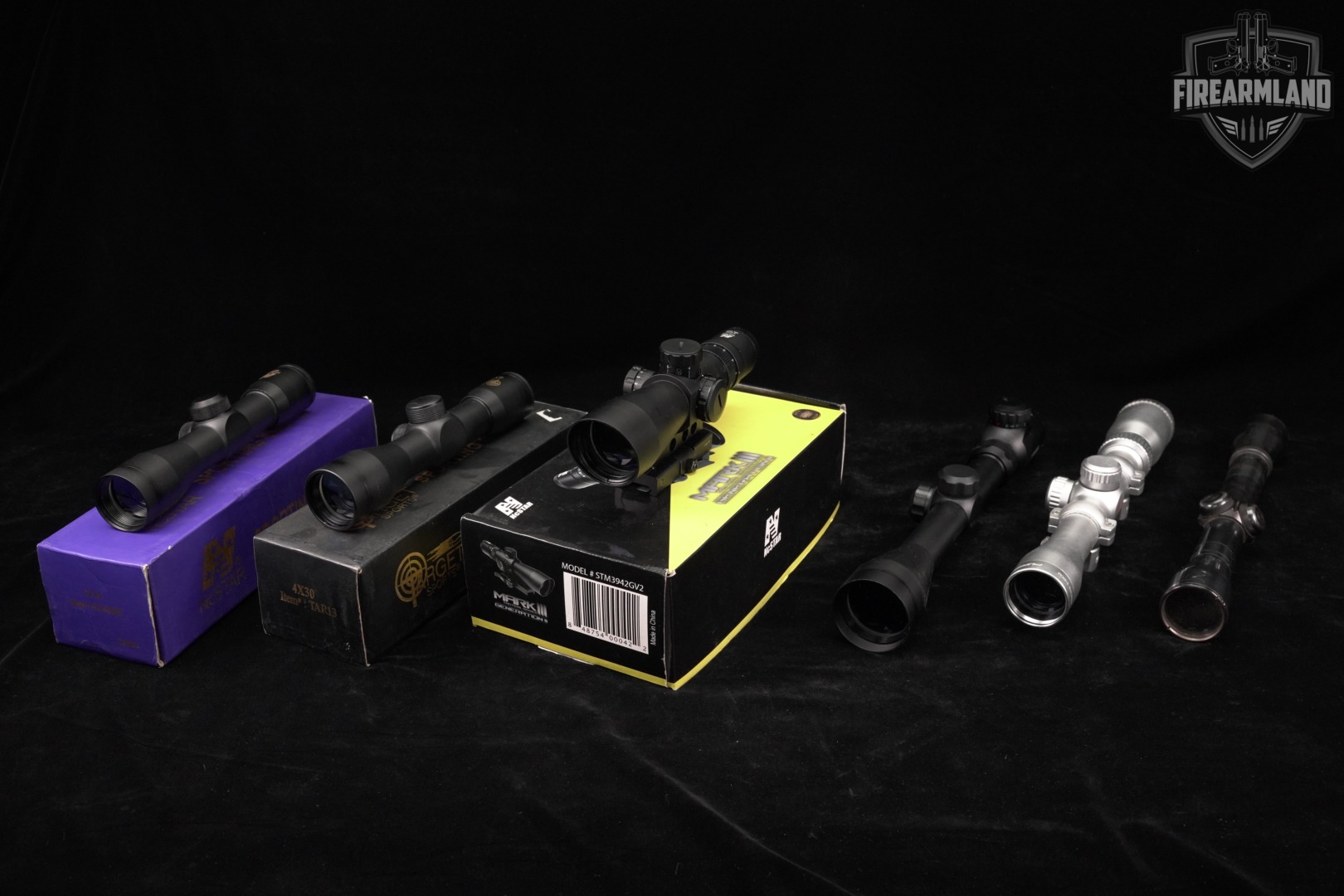 SIX SCOPE LOT 6 Pack Weaver Pursuit Rimfire NcSTAR Target Sports Scopes-img-2