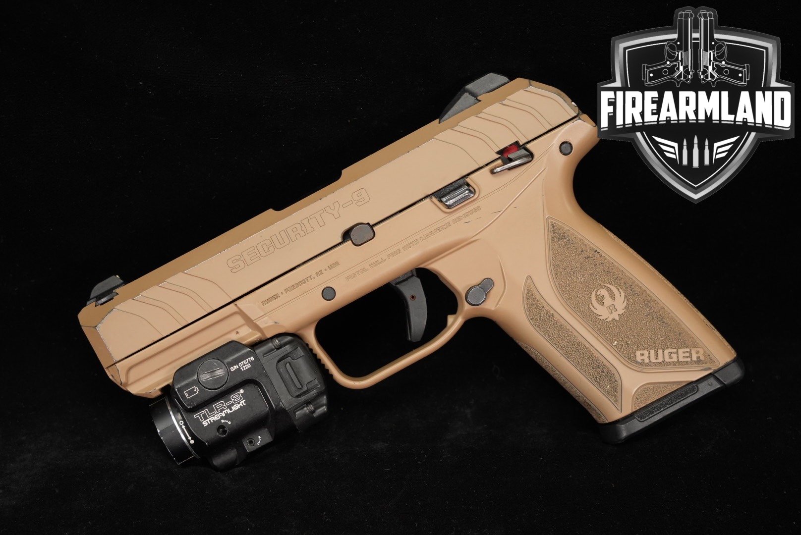 Ruger Security-9 9mm 4" FDE Security9 Sec9 S9 +STREAMLIGHT, LASER-img-0