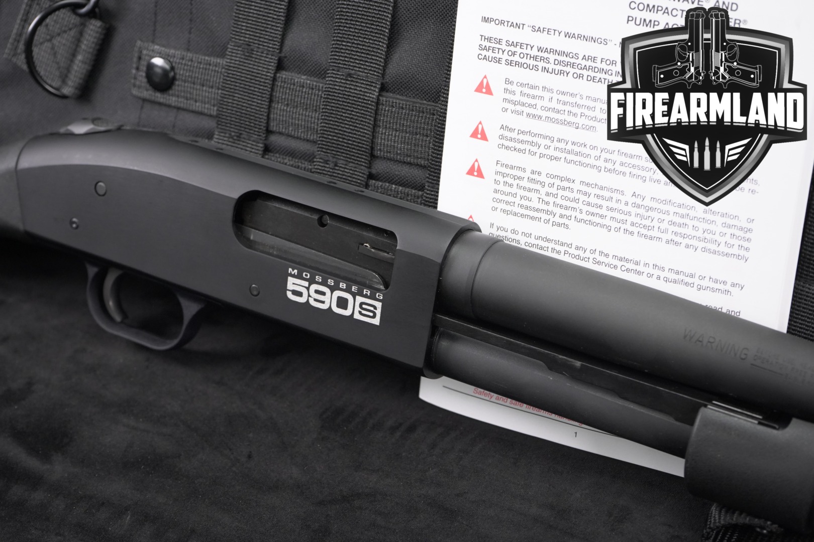Mossberg 590S Shockwave 12 Gauge Black in Excellent Condition Thumbnail