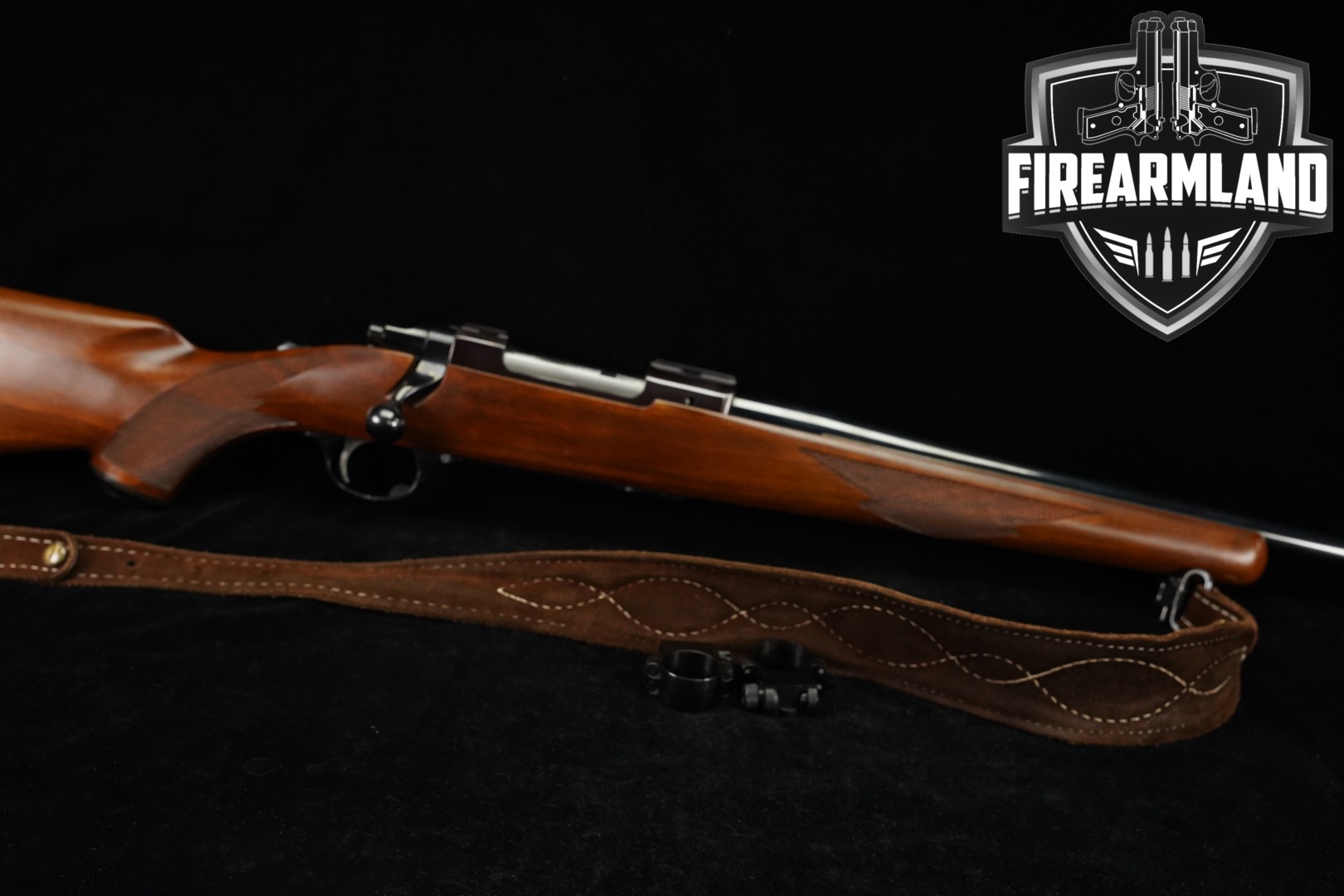 1988 Sturm Ruger M77 R .220 Swift Blued & Walnut in Very Good Condition Thumbnail
