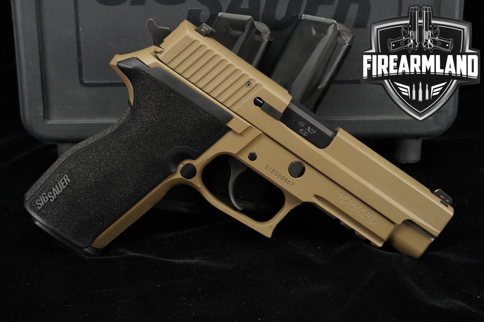 Sig Sauer P227 R 45 ACP 4.4" FDE P 227 P227R DA/SA +3 MAGS & ORIG BOX-img-0