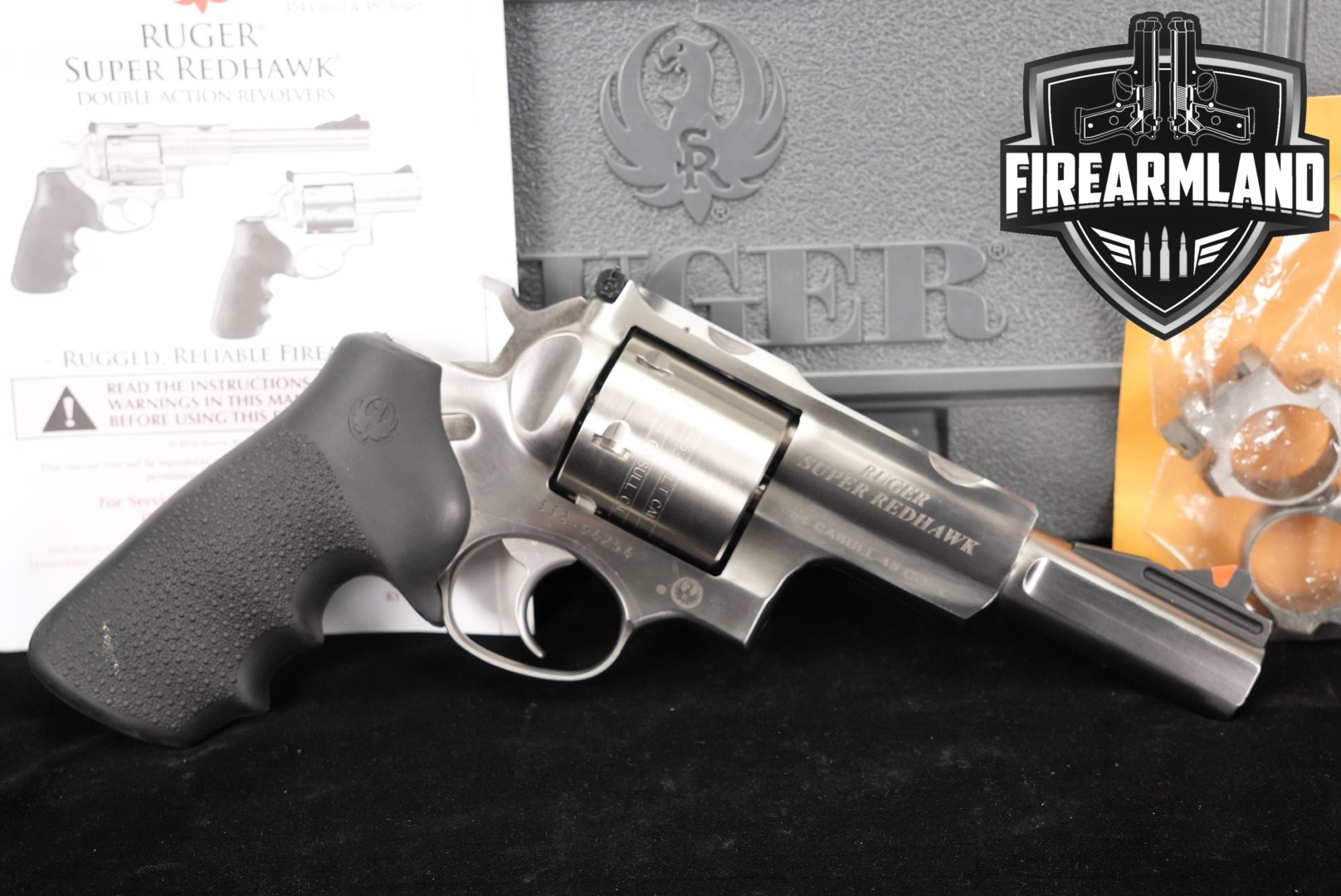 2017 Sturm Ruger Super Redhawk Toklat; TALO Distributor Exclusive .454 Casull Satin Stainless in Very Good Condition Thumbnail