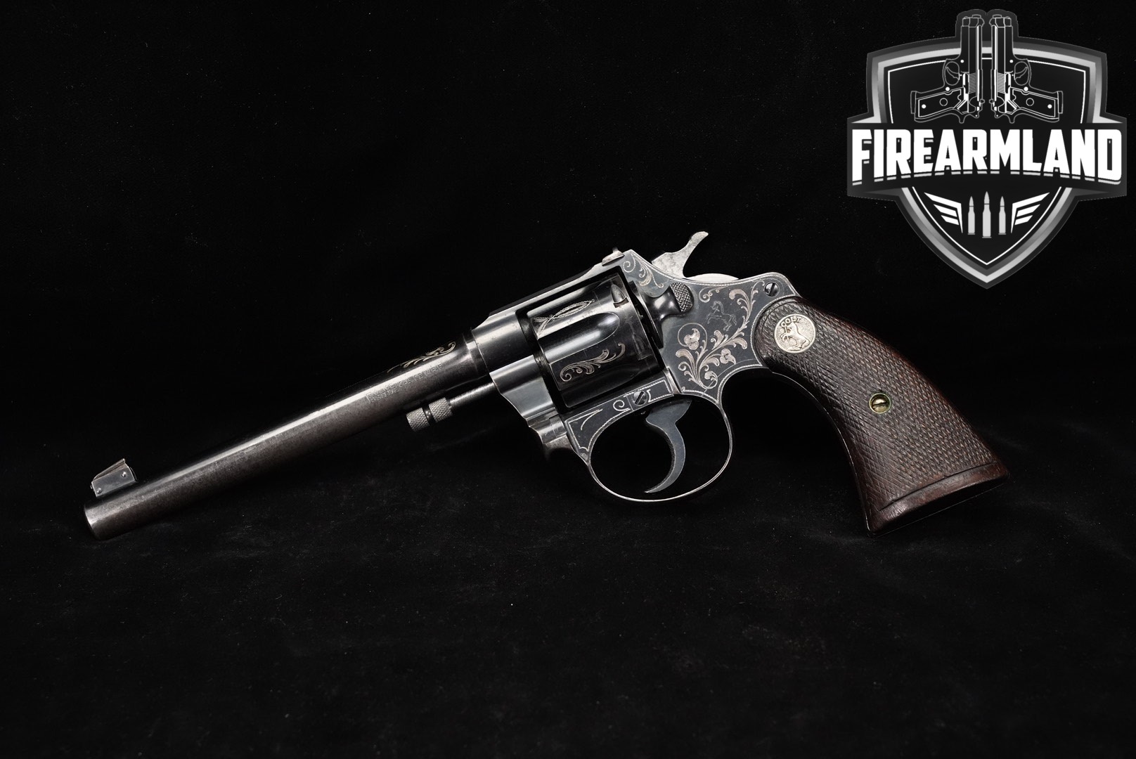 1929 Colt Police Positive Second Issue 22 WRF 6" Blued DA/SA-img-0