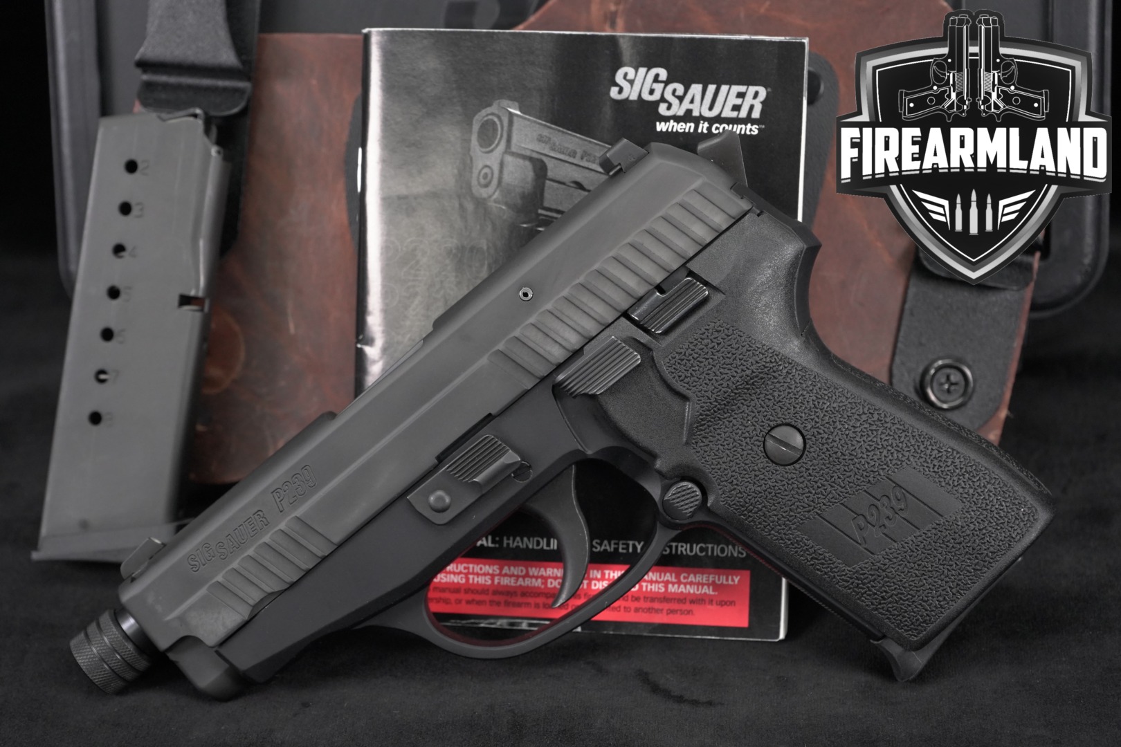 Sig Sauer P239 Tactical 9mm Luger Black in Very Good Condition Thumbnail