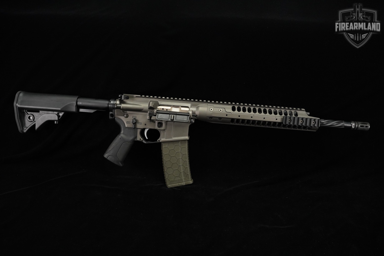 LWRC M6IC IC-A5 5.56 NATO AR-15 AR15 16.1" Grey M6 ICA5 Short-Stroke Piston-img-3