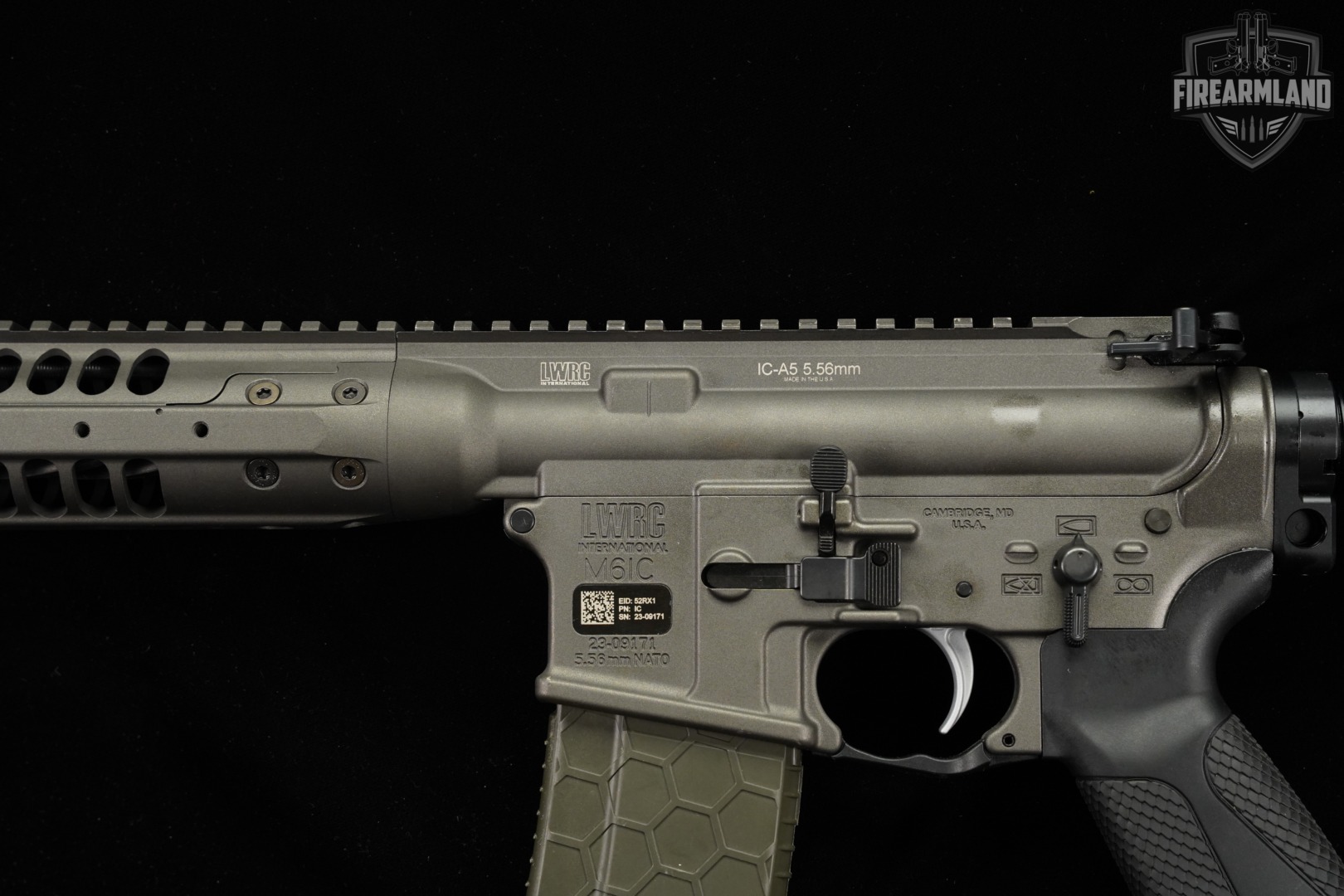 LWRC M6IC IC-A5 5.56 NATO AR-15 AR15 16.1" Grey M6 ICA5 Short-Stroke Piston-img-8