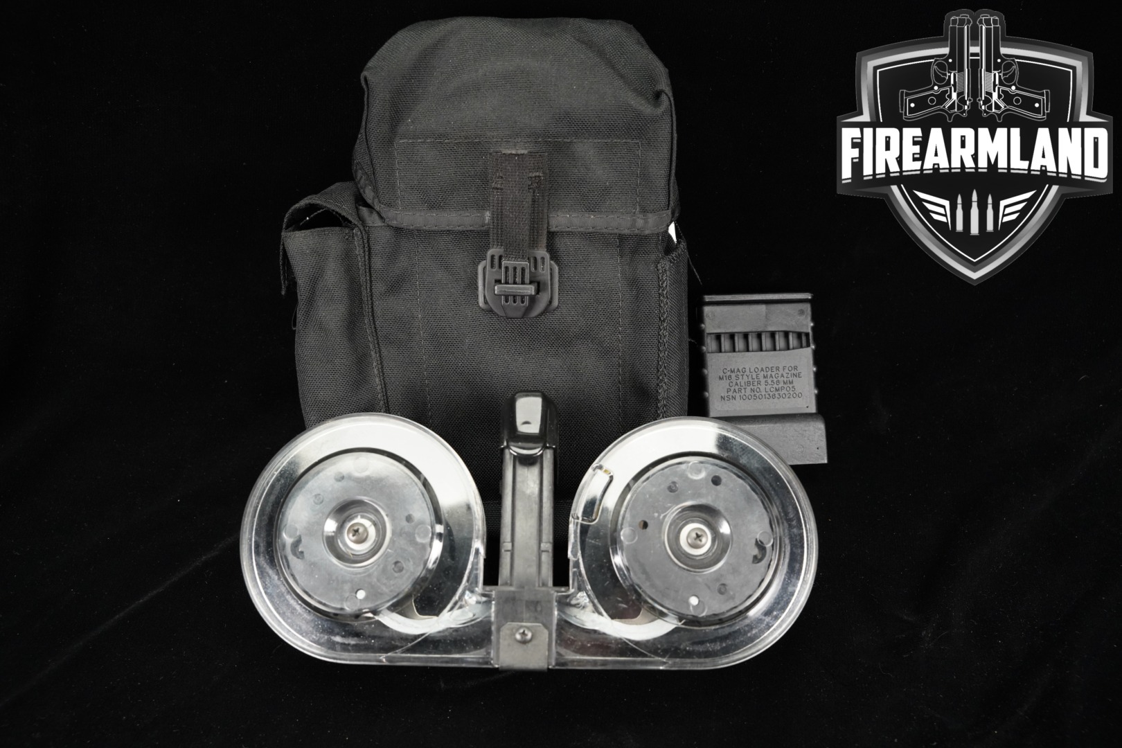 Beta ONE (1) C-Mag 100-Round Extended Drum Magazines Clear-Back 5.56 NATO 5.56mm NATO (.223 Rem.) in Excellent Condition Thumbnail