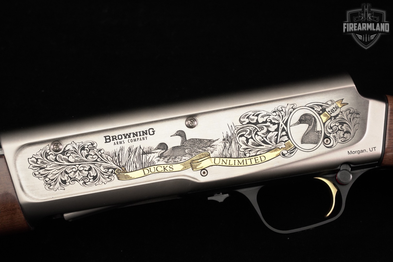 LIMITED Browning A5 DUCKS UNLIMITED 2016 Edition 20-Gauge Nickel & Walnut-img-19