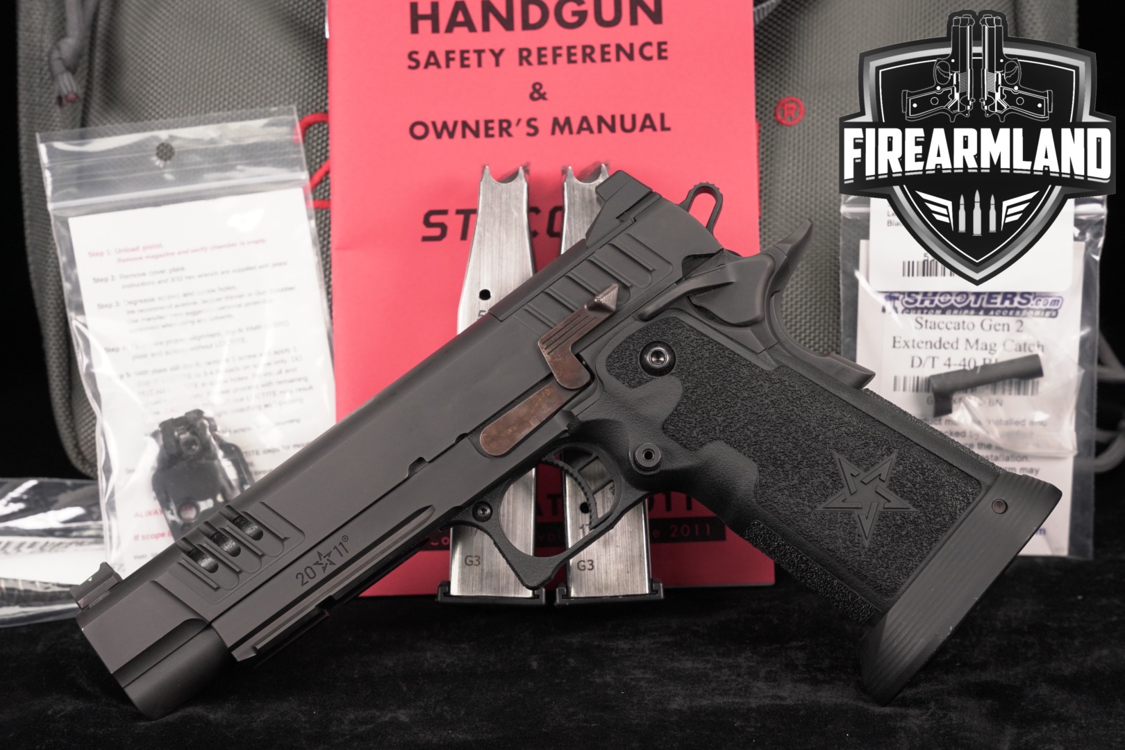 Staccato XL 9mm 5.4" STI 1911 2011 +3 MAGS & ORIG CASE-img-0